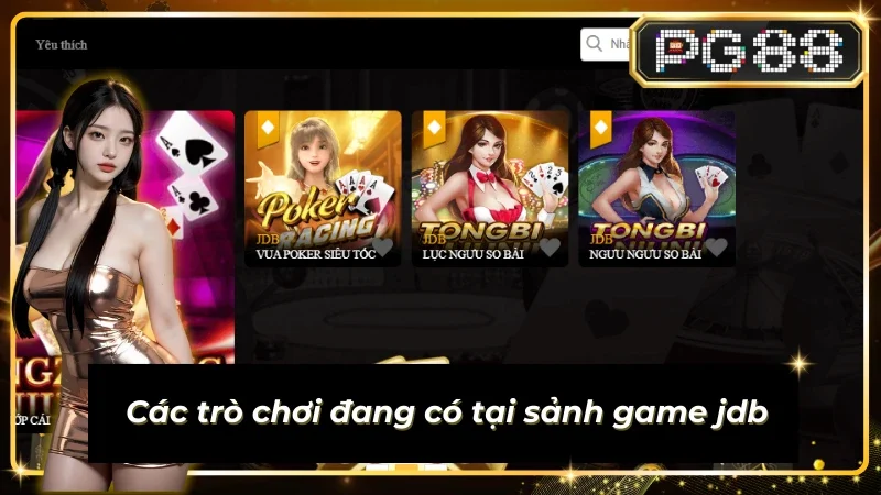 Các trò chơi đang có tại sảnh game sub-chess-jdb